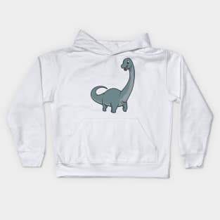 Kawaii Brachiosaurus Kids Hoodie